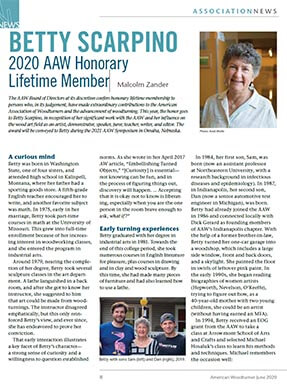 Betty Scarpino AAW Lifetime Member